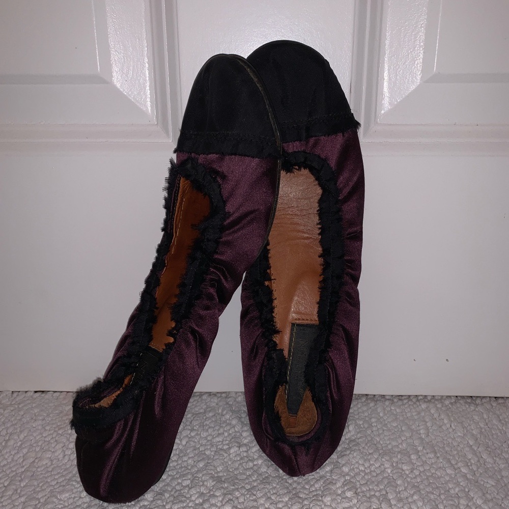 lanvin paris ballet flats.